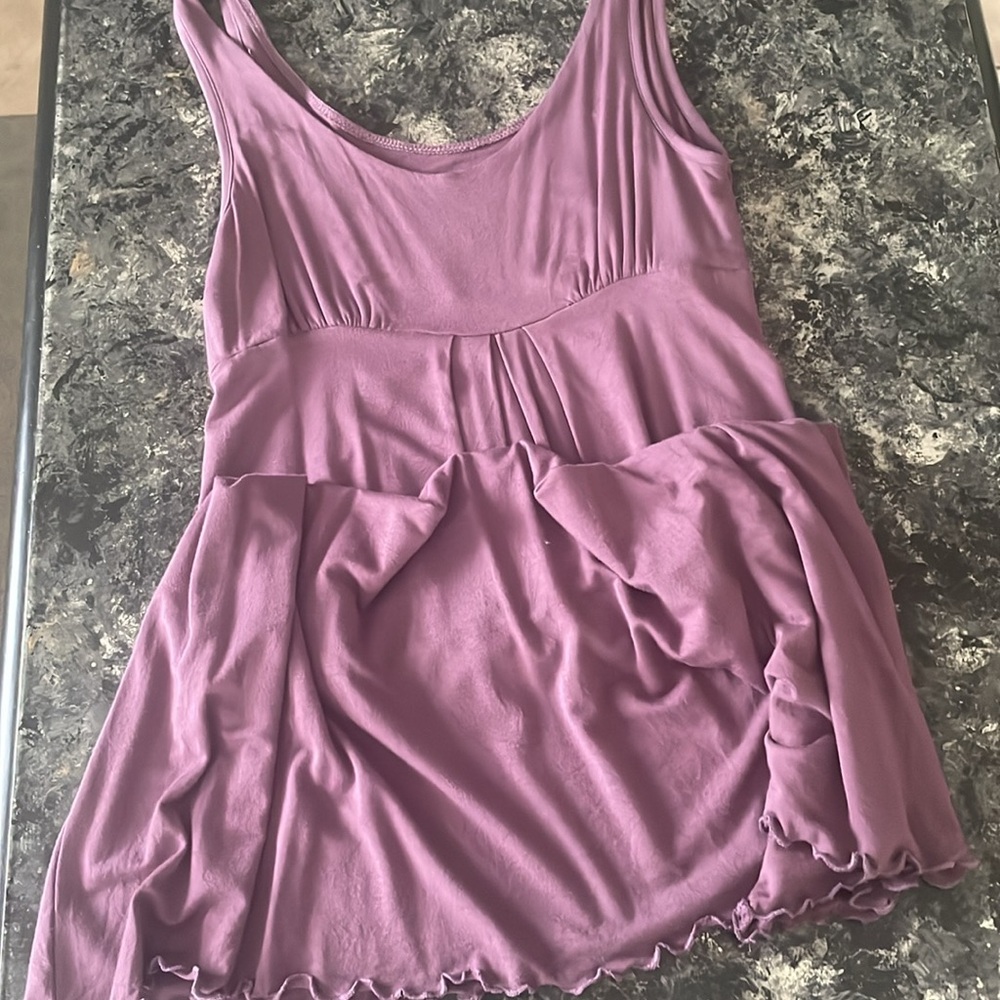 Willow Knit by Pine Cone Hill Mini Dress- purple